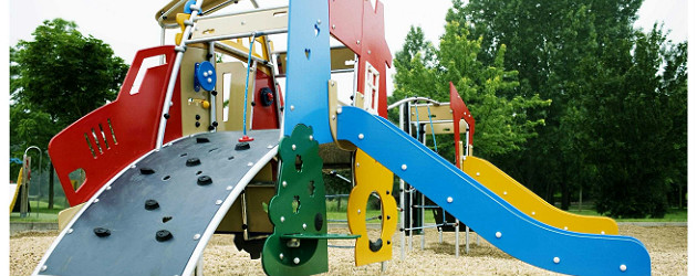 Plastic playground sales